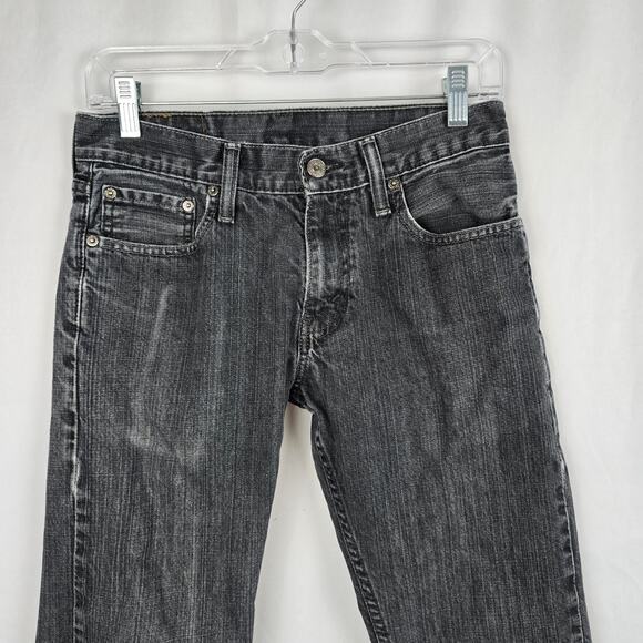 Levi's 514 Straight Jeans Men's 28 x 27 (tag 29 x 30) Charcoal Wash Fade - Picture 2 of 16